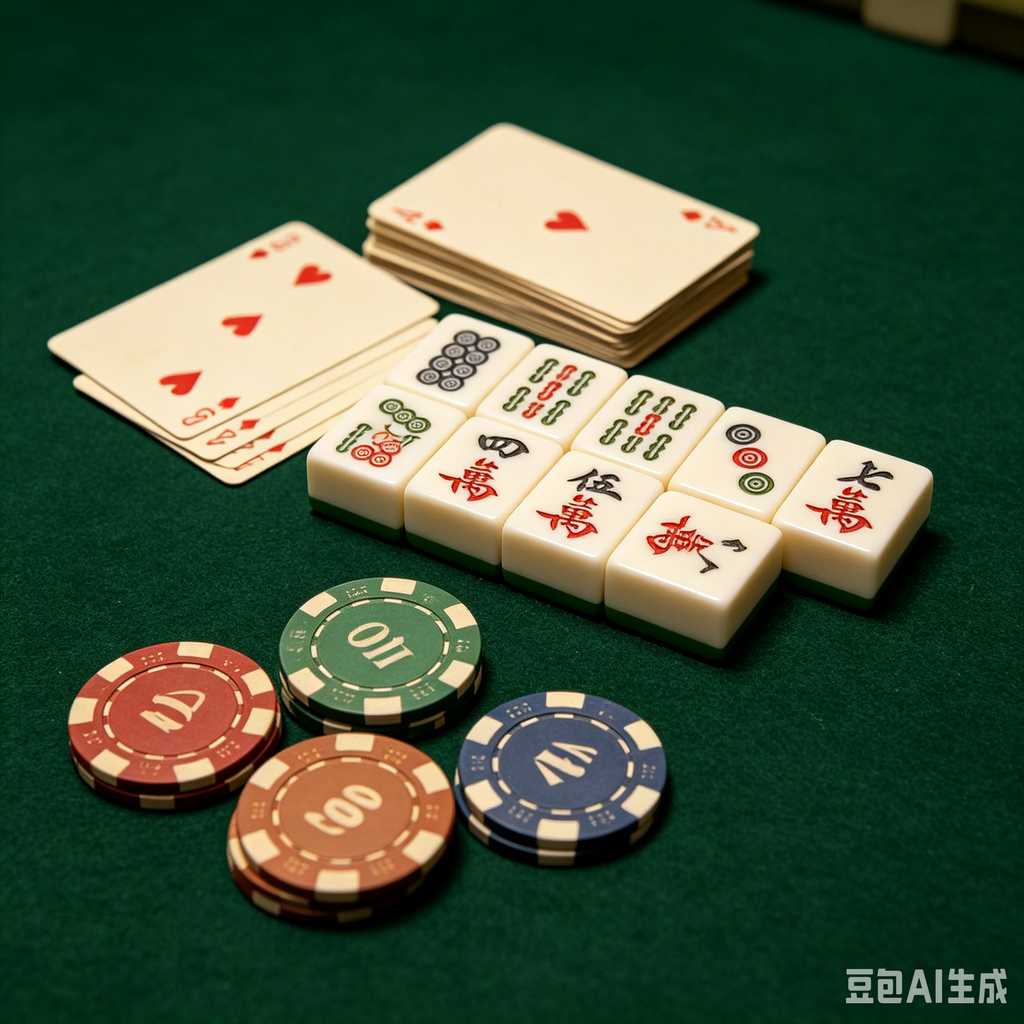 mahjong set with storage case